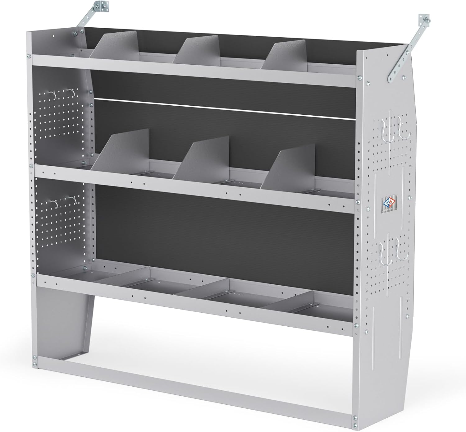AA Products SH-4605 Steel Low/Mid/High Roof Van Shelving Storage System