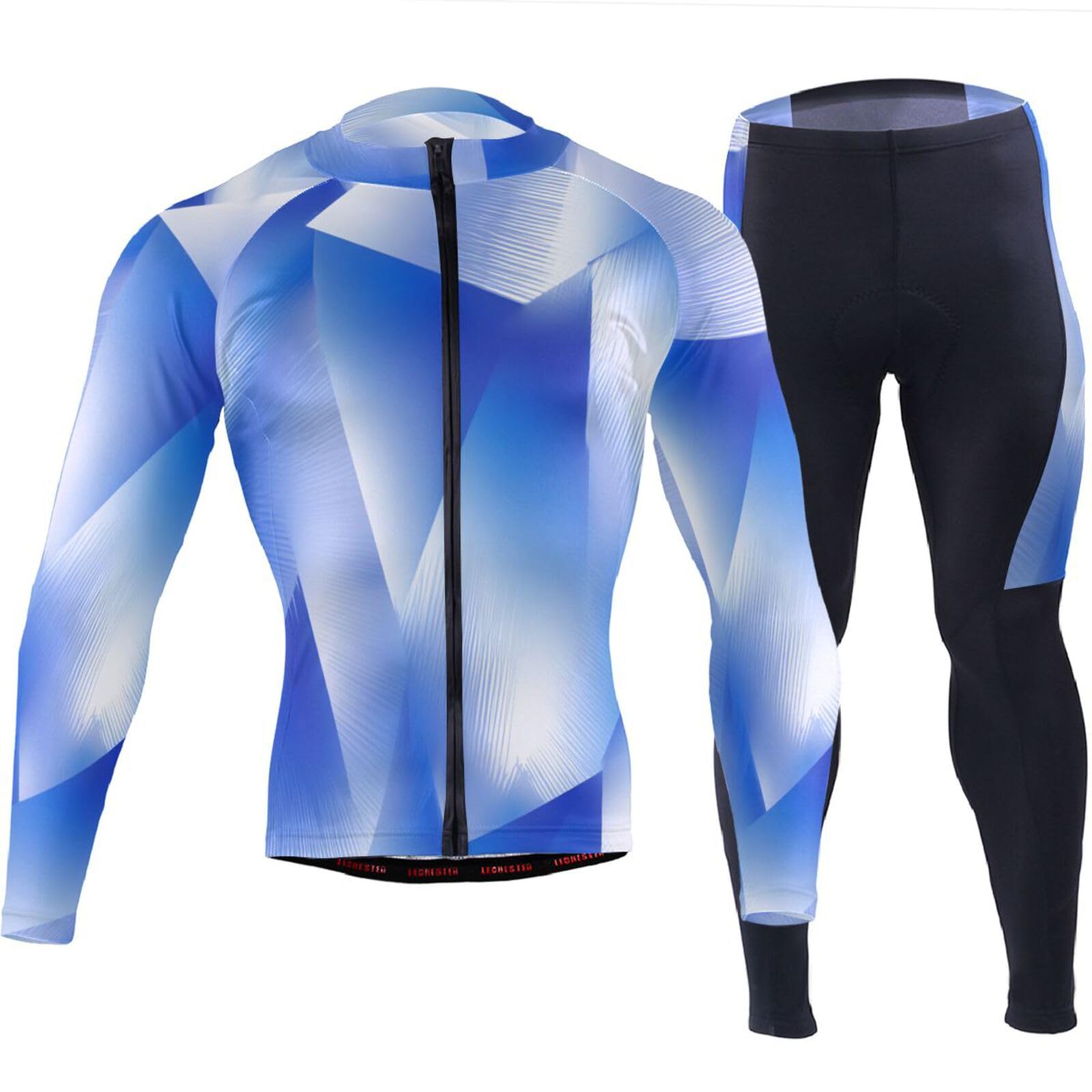 Herren-Radtrikot mit Taschen, winddicht, 3D-gepolstert