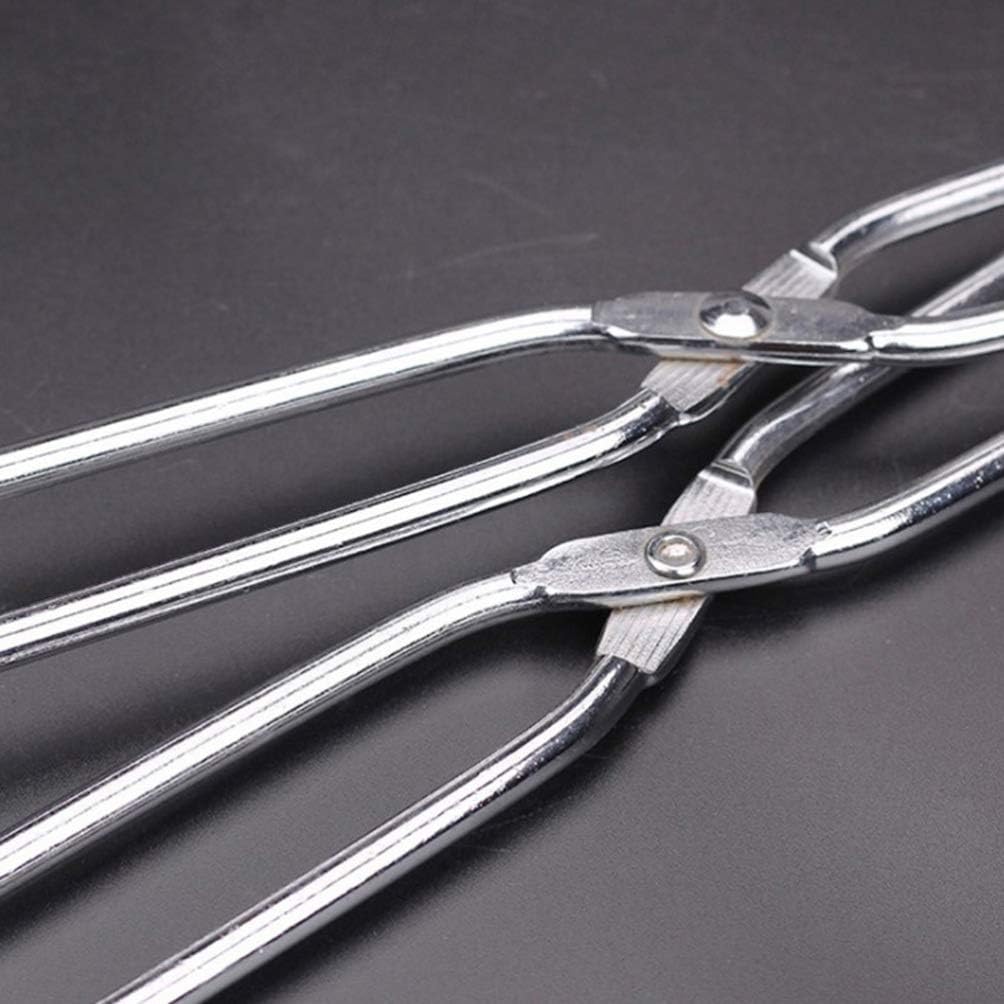 YARDWE Stainless Steel Scissor Tongs| 12 Pick Up Stick Grabber, Metal Clip Reacher Grabber Pickup Tool, Trash Picker Upper Grabber, Litter Picker, Garden Nabber : Industrial & Scientific