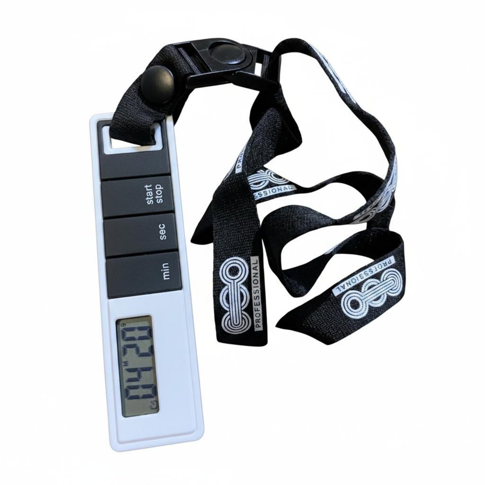 Handsunrestricted Use Electronic Countdown Timer Easy To Carry Neck Stopwatch Lightweight Wearable Timer Large Display For Hairdressers, Students, Fitness Users, Salon, School, Gym, Black White|Stopwa-image-26
