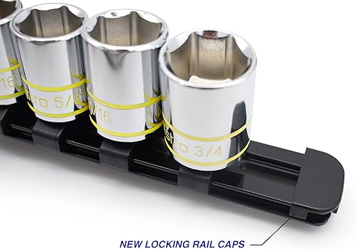 Miniatura 3 de Astro Tools 4138 - Juego de llaves de vaso SAE (38 piezas, 14 pulgadas y 38 pulgadas, poco profundo y profundo, 6 puntos)