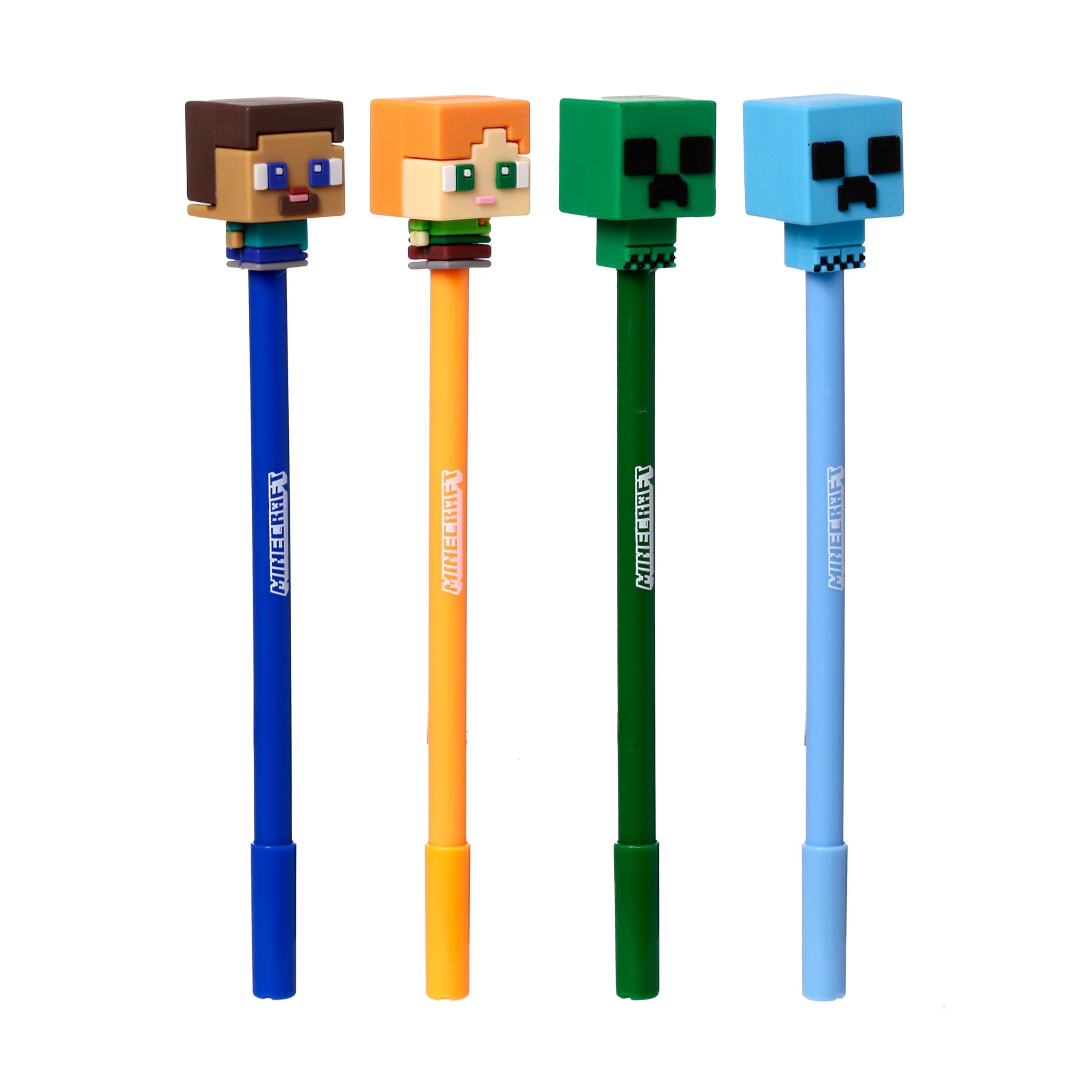 Stylo effaçable Minecraft Chibi Puckator avec gomme pour la rentrée