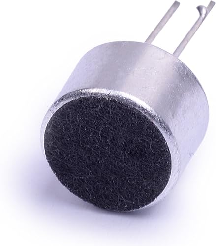 Vista 3 de 10 Uds. Cilíndrico Electret Condensador Micrófono Pickup con 2 Pines 9×7mm para Arduino (Pack de 10) CYT1013