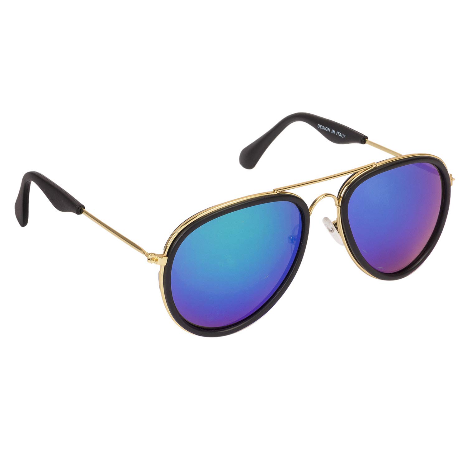 Harris Aviator Golden-Green Mirrored UV Protection Sunglasses For Men & Women [MA-314-S2 ]-image-15