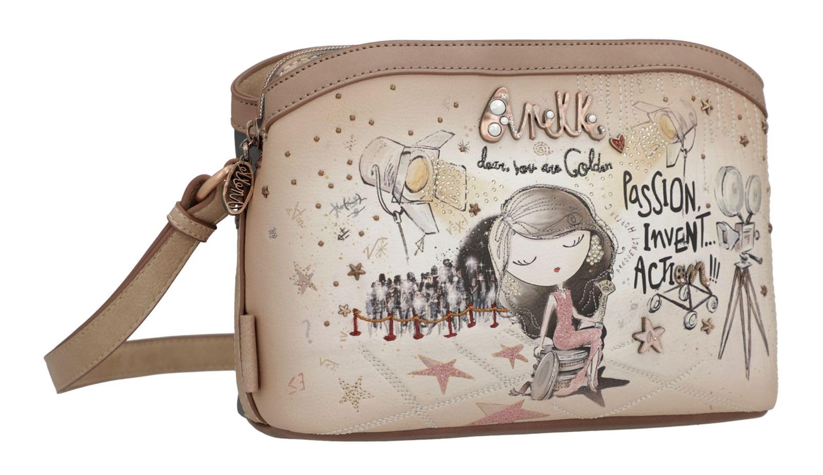 Anekke Hollywood 3 Compartment Crossbody Bag M Multicolor