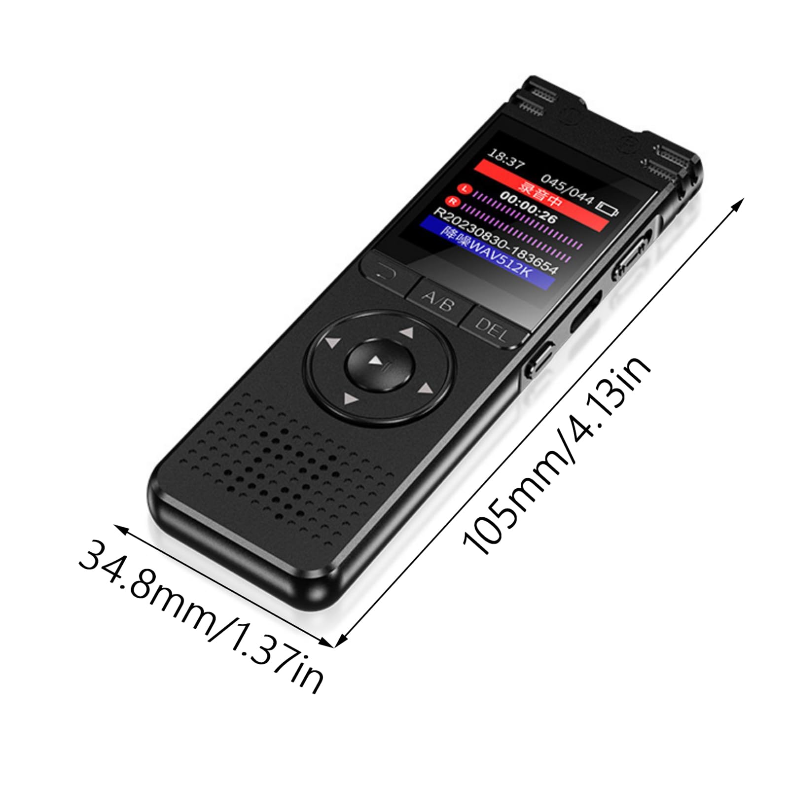 Grabadora de voz digital fácil de usar de 32 GB y 64 GB, herramienta esencial para notas de clase y grabadora de voz digital para el trabajo