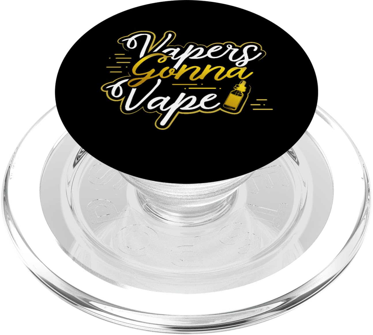 Amazon.com: Vapers Gonna Vape Fun Vaping Enthusiast Gift PopSockets PopGrip  for MagSafe : Cell Phones & Accessories
