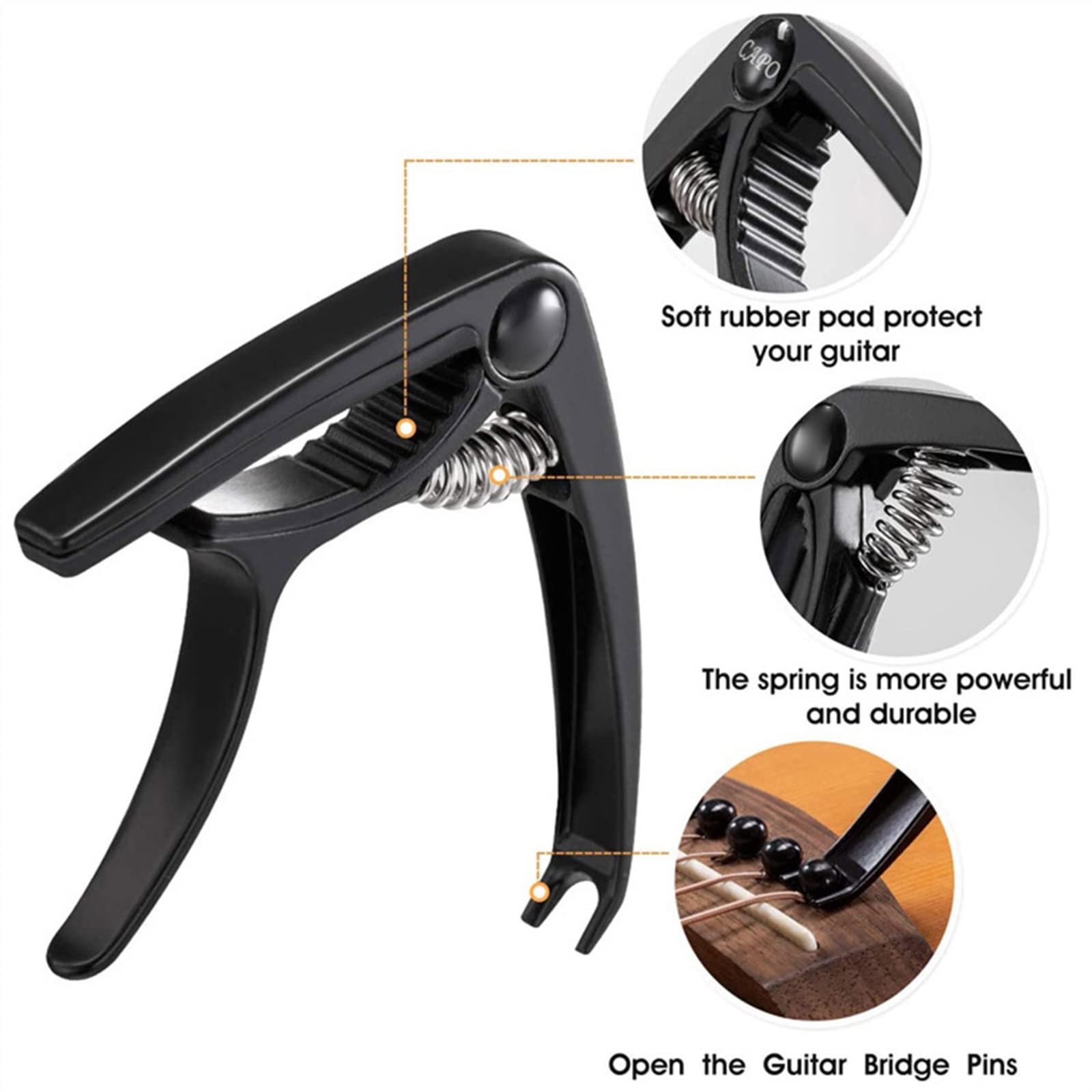 9 Sztuk Profesjonalne Narzędzia Ręczne String Winder Gitara Basowa Praktyczny Tuner Capo Przenośny Zestaw Akcesoriów Gitarowych Profesjonalny Narzędzia do Gitary