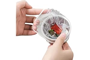 100 Pack Disposable Kitchen Sink Strainer Net - Anti-Clogging Mesh Bags for Easy Sink Straining