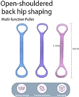 Vista 8 de Figure 8 Resistance Band with Handles, Elastic Bands for Working Out,Arm,Back,Shoulder Training Elastic Ropes,Exercise Equipment for Yoga