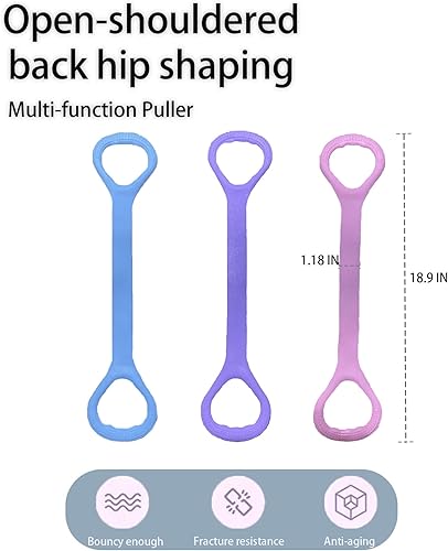 Miniatura 8 de Figure 8 Resistance Band with Handles, Elastic Bands for Working Out,Arm,Back,Shoulder Training Elastic Ropes,Exercise Equipment for Yoga,