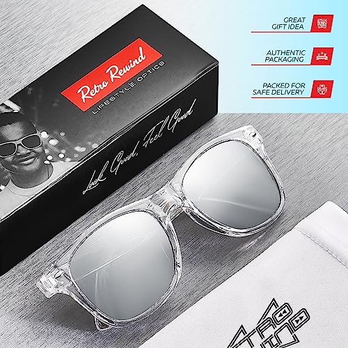 Image of Retro Rewind Kids Sunglasses for Boys Girls Age 3-12 - Shatterproof UV400 Toddler Children Sun Glasses