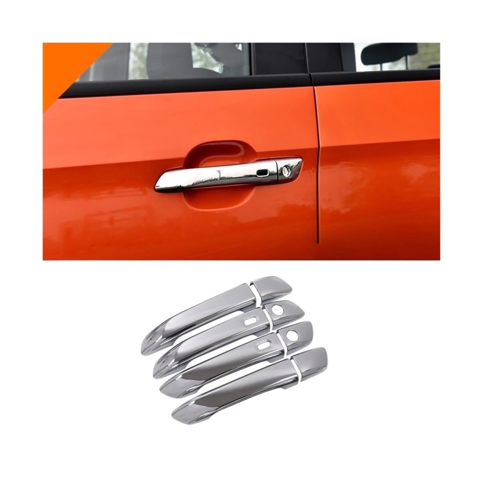 Drezzo 3 Car Exterior Door Handle Abs Car Door Handle Cap Frame Covers Trims For Protective Sticker For Isuzu For Dmax For 2019-2022(3)