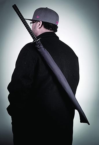 Miniatura 7 de Kikkerland UM01 perchero para paraguas golf, ABS, Fibra de vidrio, tafetán, Samurai, 1