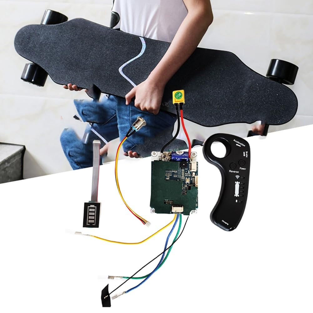 Elektryczna deskorolka 4 koła Longboard ESC zestaw 10S 36V pojedynczy napęd sterowanie płyta główna z pilotem do DIY deskorolka