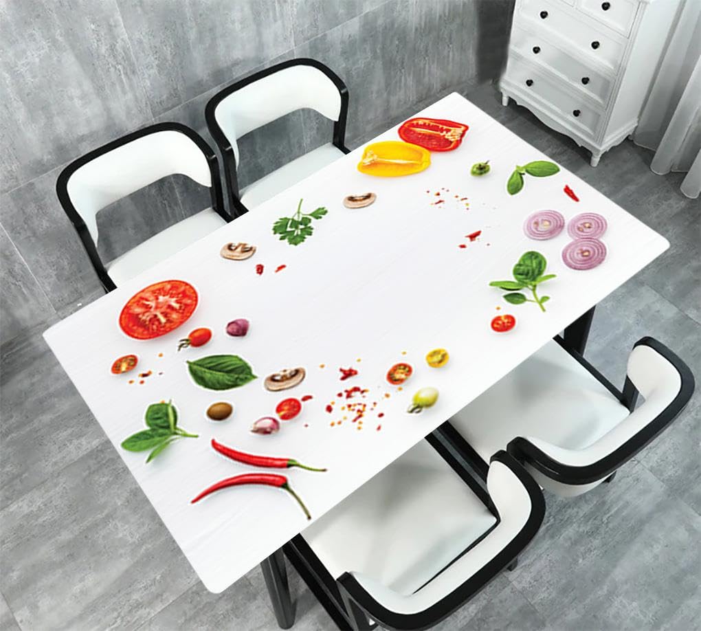 StickerArt Masa Kaplama Folyosu Mobilya Masa Kaplama Folyoları Çeşitli Sebzeler 3