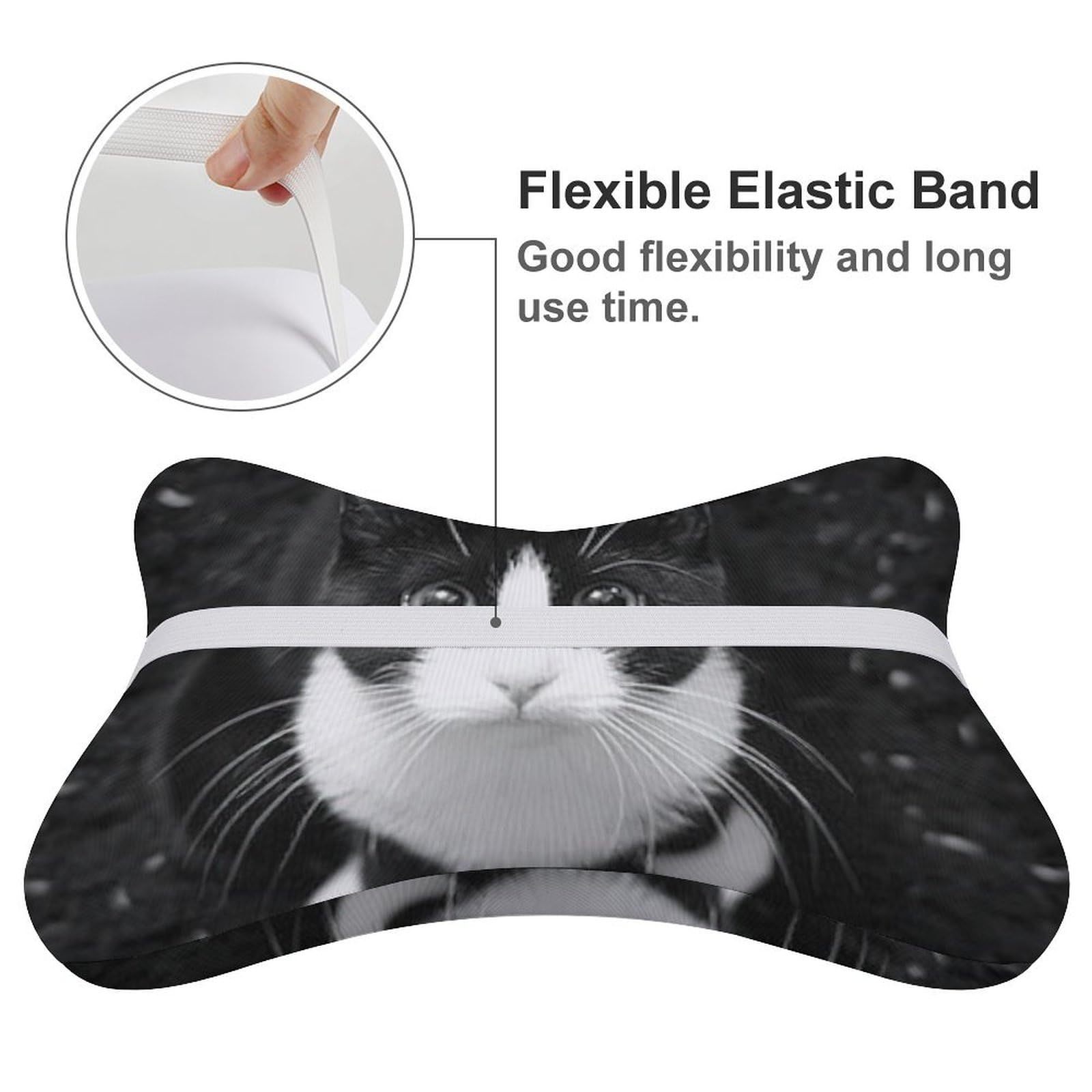 Amazon.co.jp: 猫 八割れ猫ちゃん ディアーアニマルズ ヘッドレスト