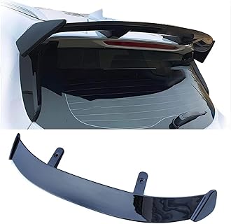 Car Rear Trunk Spoiler for Suzuki Twin Dzire Celerio S-Presso Xbee Ertiga 2006-2024 2025, Tailfin Tail Fin Tailgate Bumper Diffuser Spoiler Styling Accessories,Gloss Black, normal