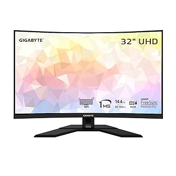 Amazon.co.jp: GIGABYTE M32UC 32インチ 144Hz (160Hz OC) 4K