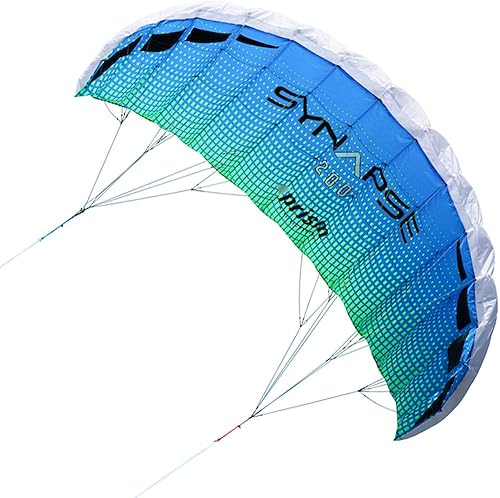 Prism Kite Technology Synapse Cometa de parafoil de doble línea una cometa de nivel de entrada ideal para niños y adultos para kiting de doble línea