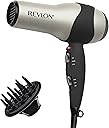 REVLON Turbo Hair Dryer | 1875 Watts of Maximum Shine, Fast Dry (Silver)
