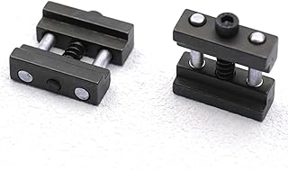 2-Pack Steel Milling Machine Vise Quick Clamp Work Stop Tool, Fits Mill Vises with 1/2-1" Jaws Fractal Vise