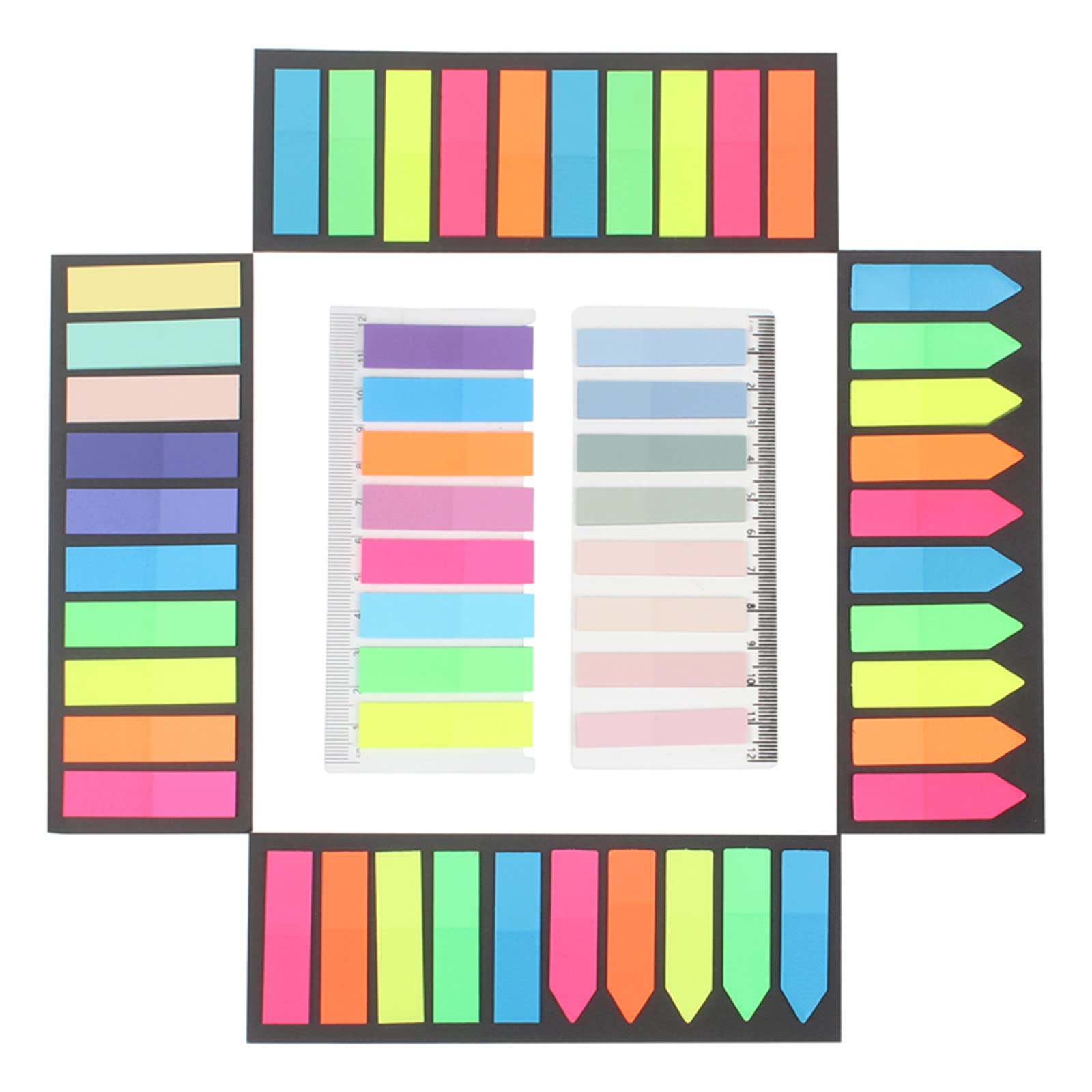 Buy Sticky Tabs 1120pcs Book Page Markers Sticky Index Tabs, Colored