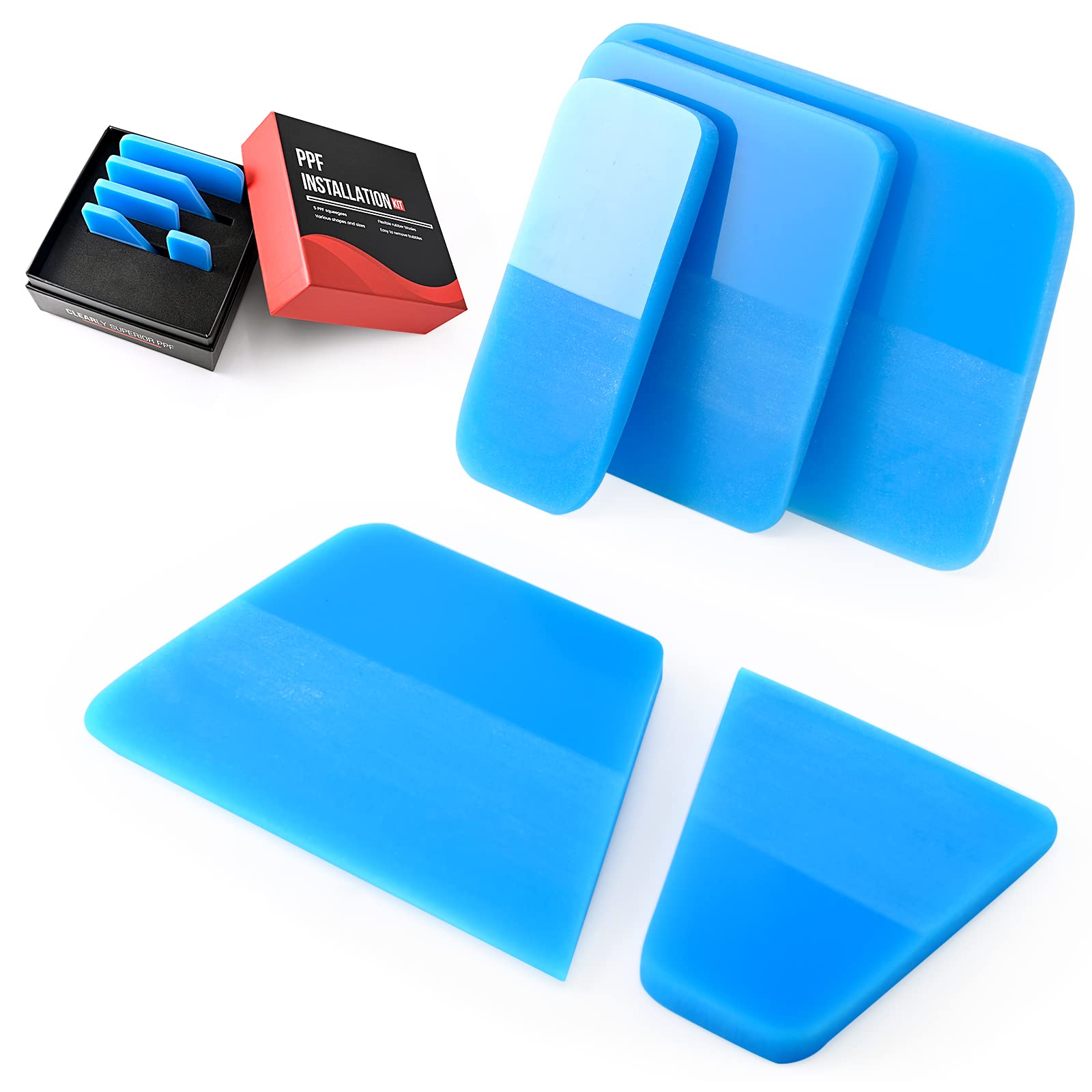 NEWISHTOOL Blaues PPF Rakel-Set, Lackschutzfolie, Installationswerkzeuge