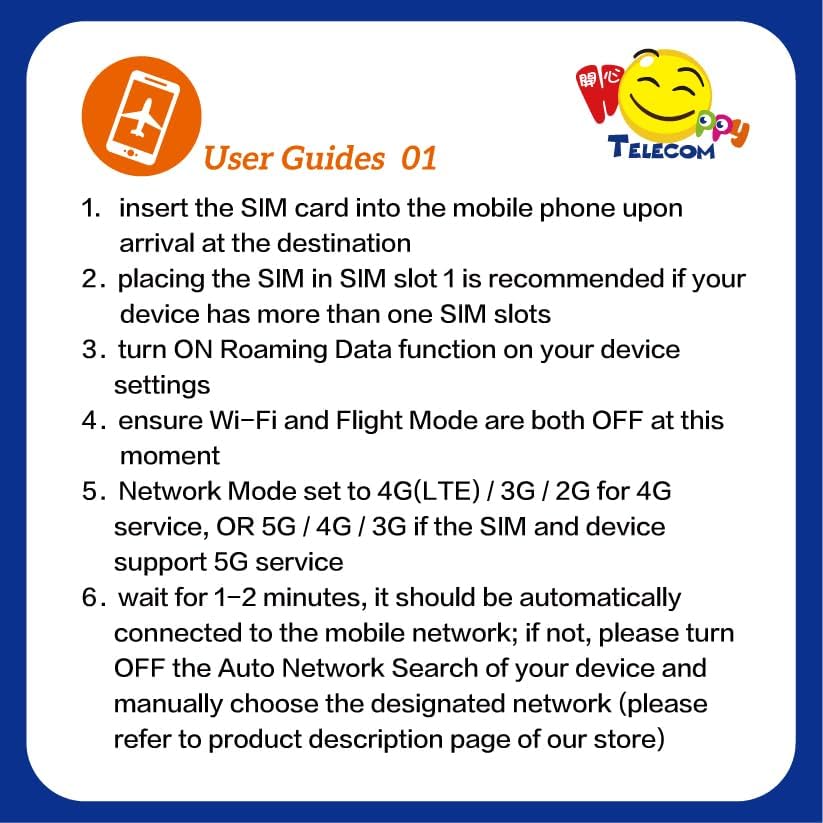 Happy 5G Japan 15 Days Unlimited Data Travel Sim Card | 8GB of 5G High-Speed Data | No Daily Limit | No Registration Required | Easy Activation