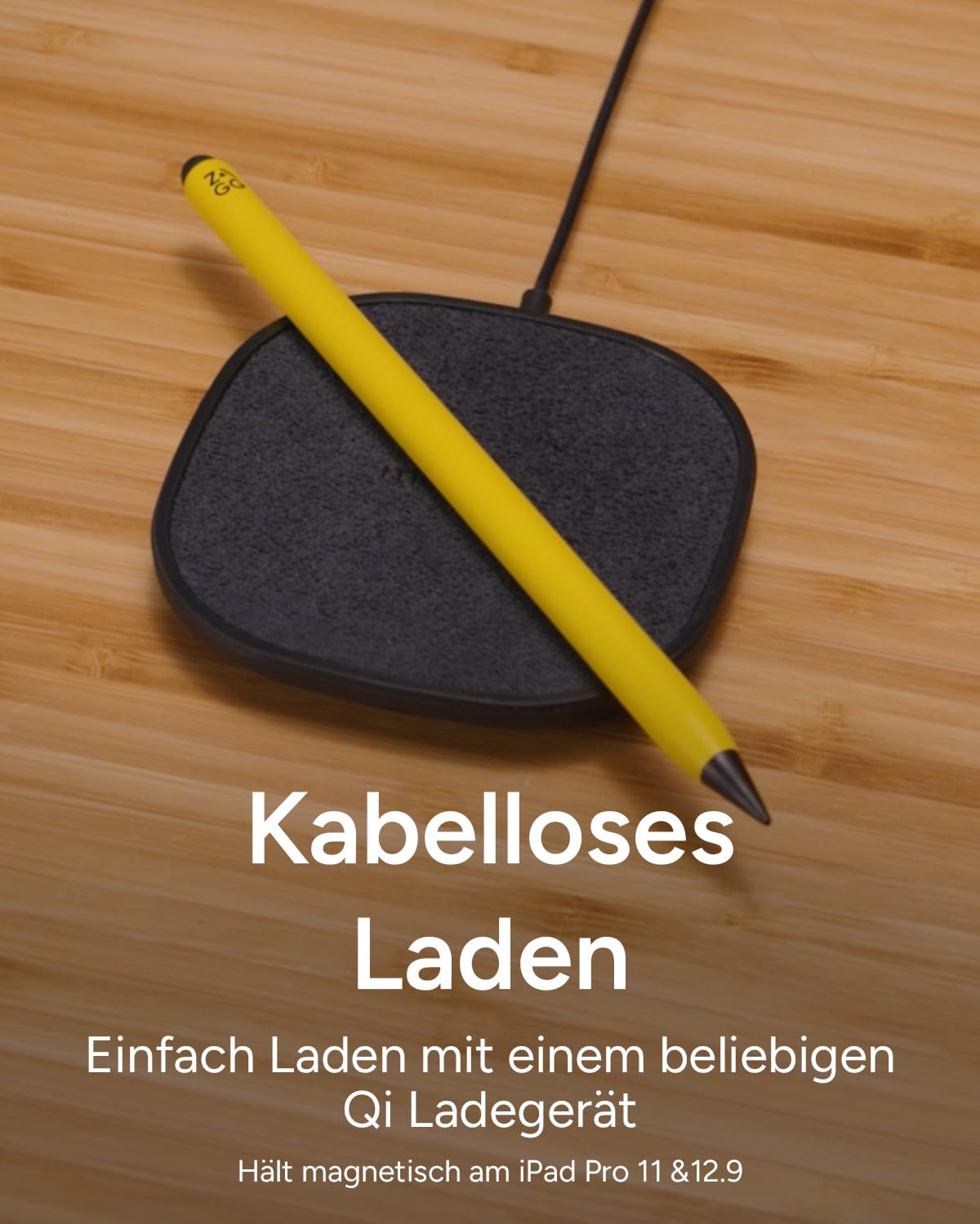 ZAGG Pro Stylus 2 Pen für iPad [2018 & Neuer], kabellos Laden, magnetischer Halt, klick-Einschalten, Doppelspitze, Neigungserkennung, Handflächenerkennung, Lange Akkulaufzeit, LED-Anzeige (pink)