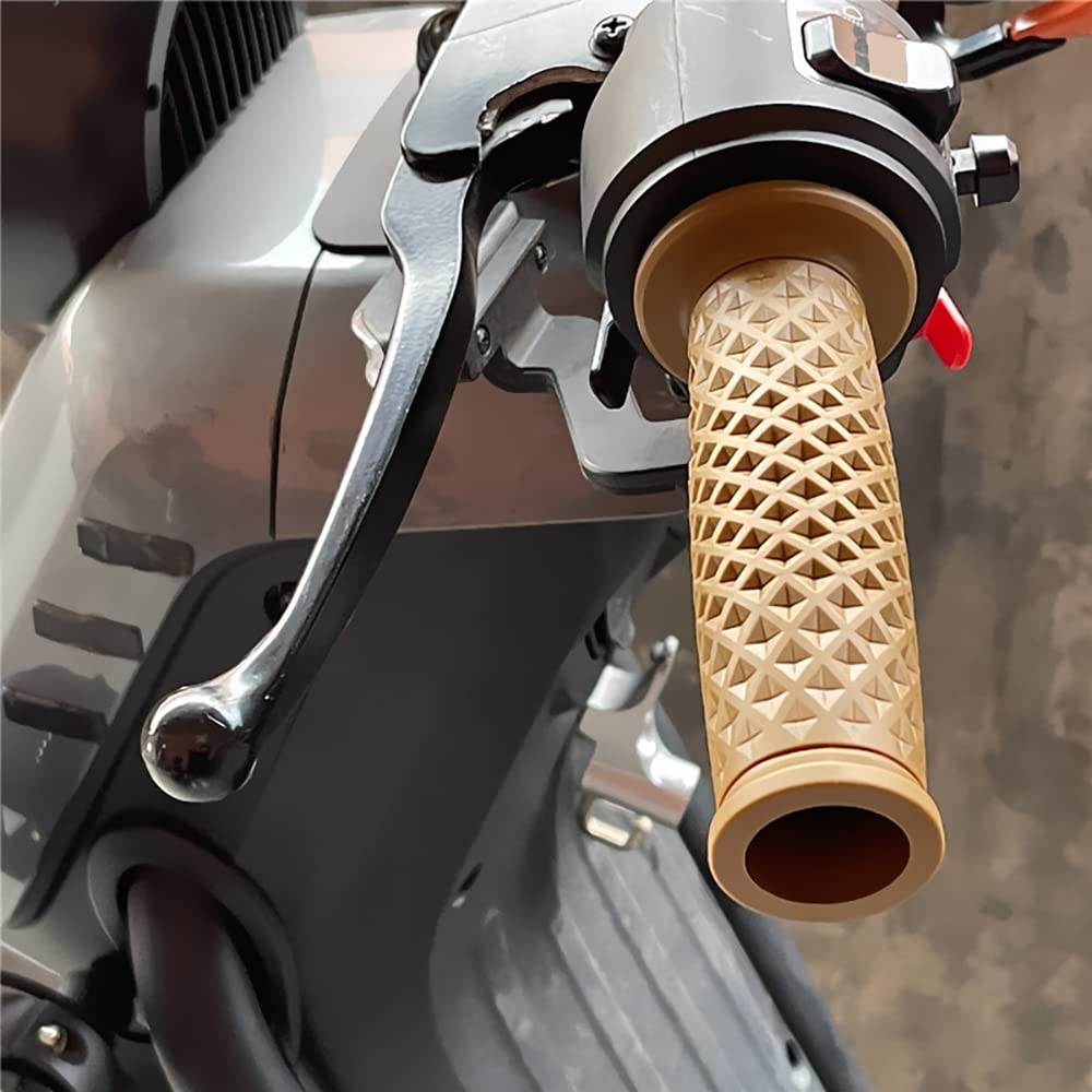 Ihreesy Motorrad Griffe - 2er Set Anti-Rutsch Gummigriffe 22mm