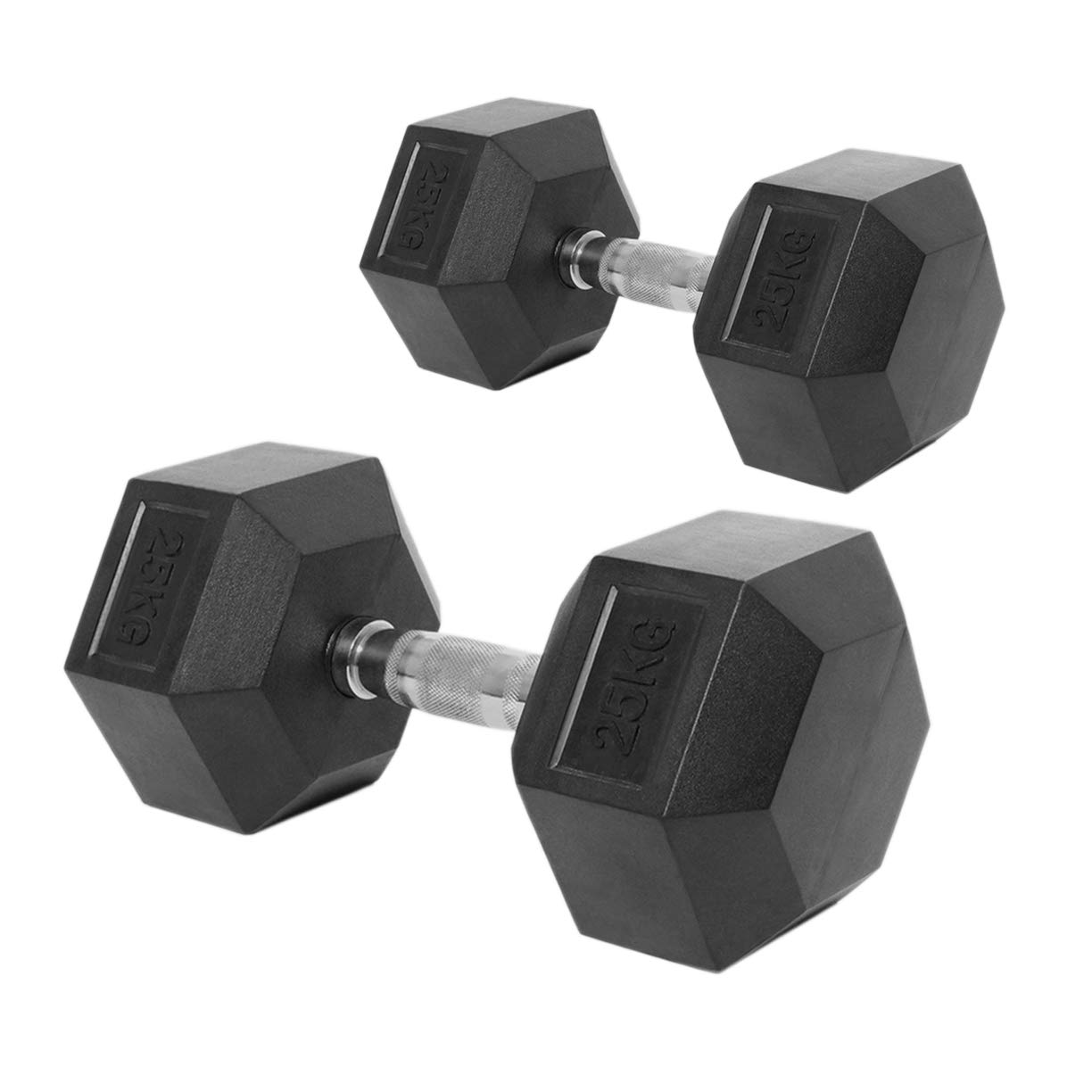 Hex Dumbbells 10kg | 12.5kg | 15kg | 20kg | Singles and Pairs | Weights (25Kg x2 (Pair)) — image 1