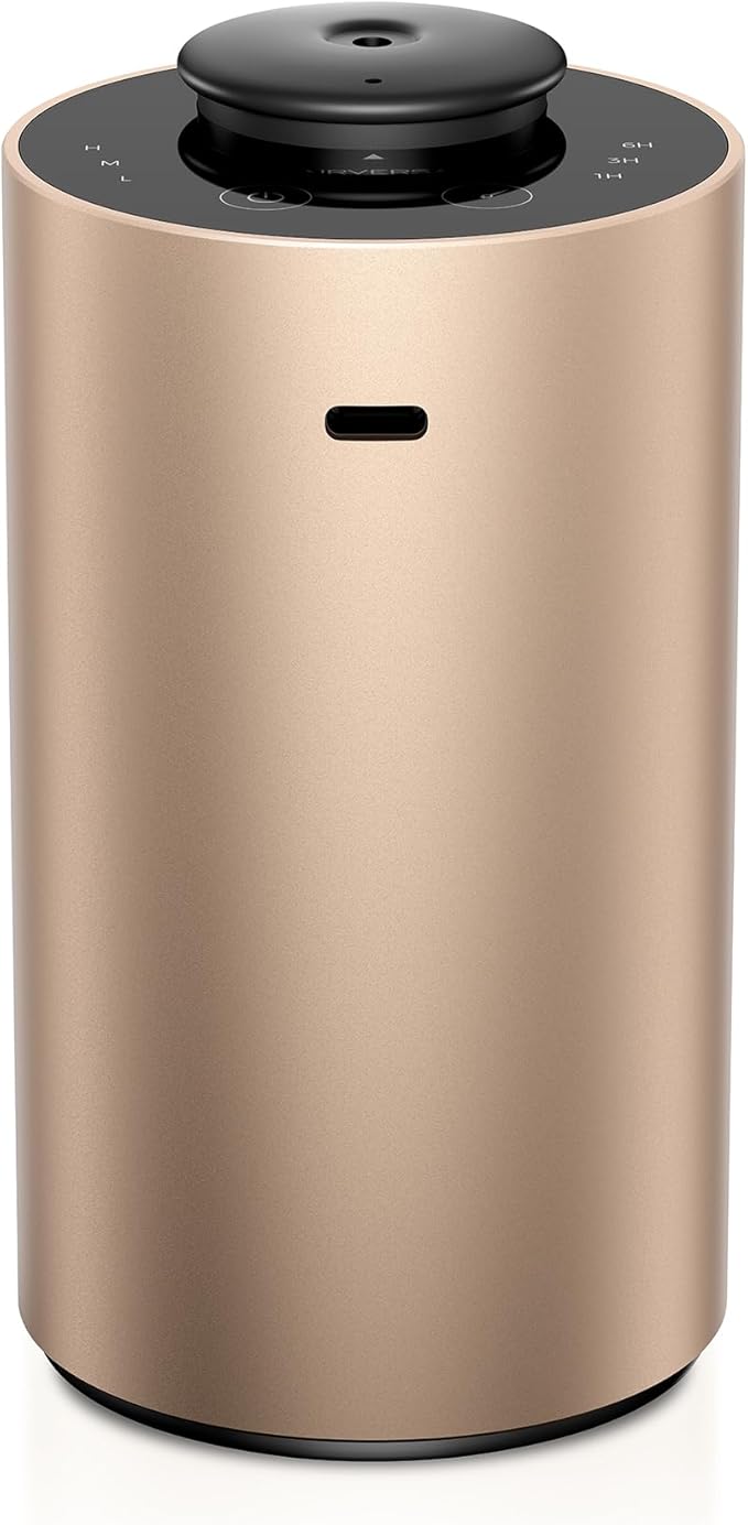 Waterless Essential Oil Diffuser for Home Aromatherapy Scent Diffusers with 3 Co
