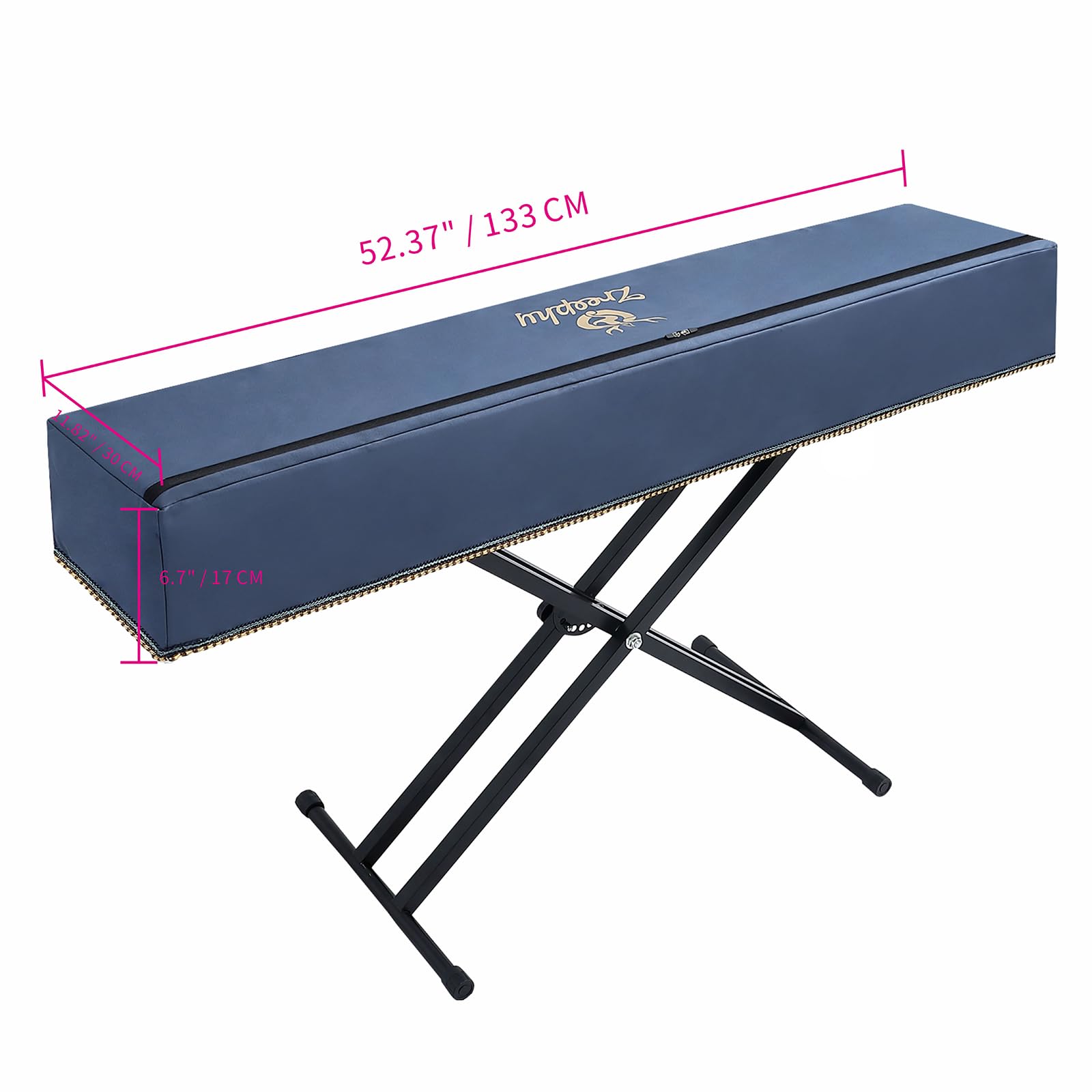 Copertura antipolvere per tastiera a 88 tasti, con apertura a cerniera, antipolvere, compatibile con pianoforti digitali Yamaha P35 P45 P48 P71 P85 P95 P105 P115 P125