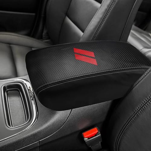 Miniatura 7 de INTGET Funda para reposabrazos de consola central de automóvil para Dodge Durango Accesorios 2011-2020, funda de cuero para reposabrazos, funda