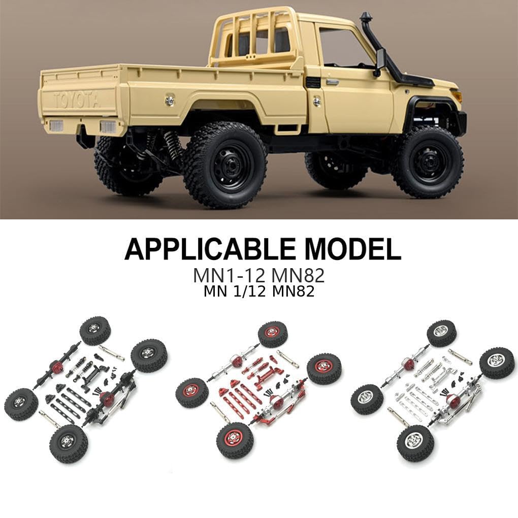 MN82用 フロント・リアポータルアクスルセット金属製　黒 Amazon.co.jp: ノーブランド品 フロントリアポータルアクスル DIY