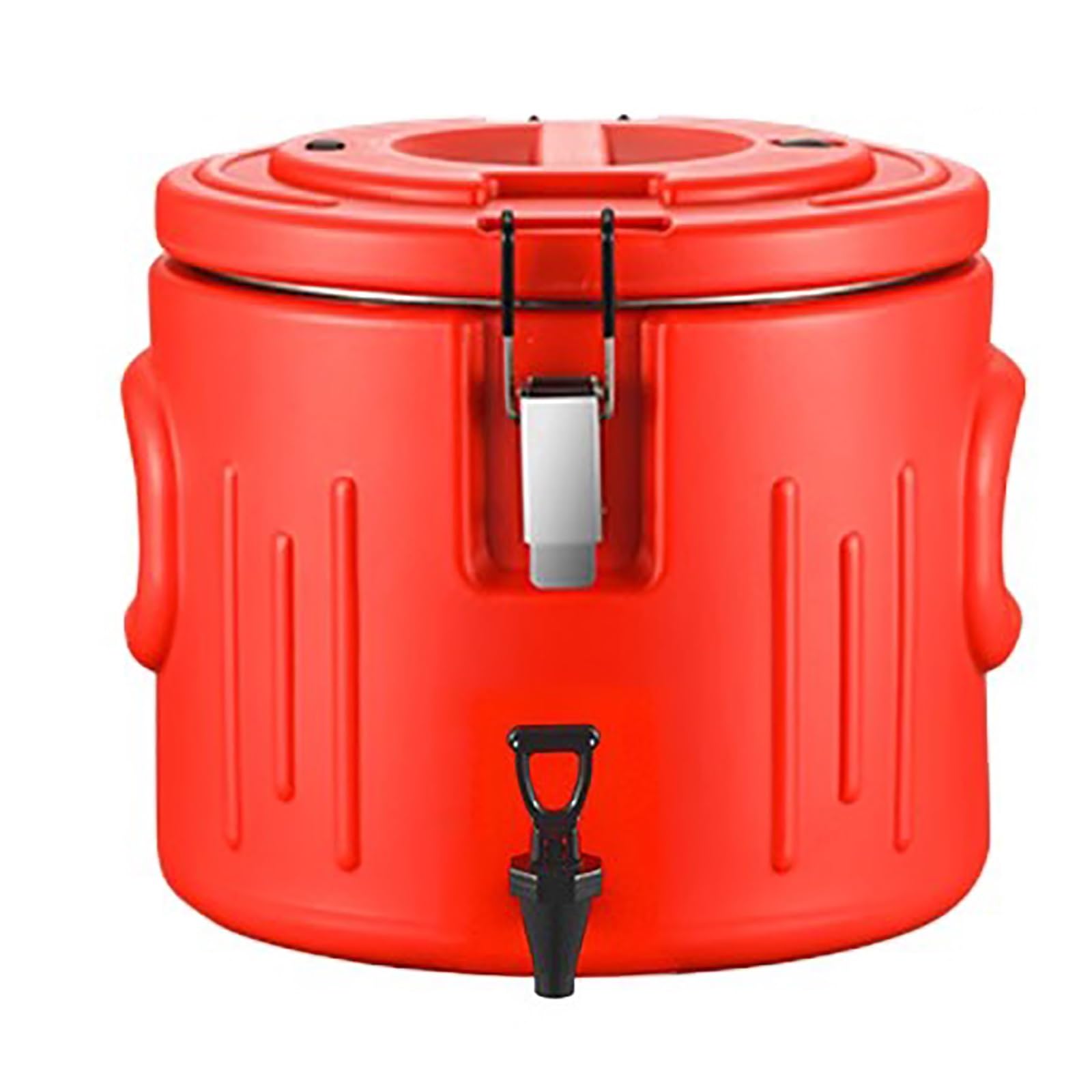 Isolierter Eiskübel mit großem Fassungsvermögen, 10–80 l, mit Auslauf, Edelstahl, tragbarer Kühler für Partys, Camping, Grillabende – perfekt für Unterhaltung und Veranstaltungen im Freien (10 l/29 cm