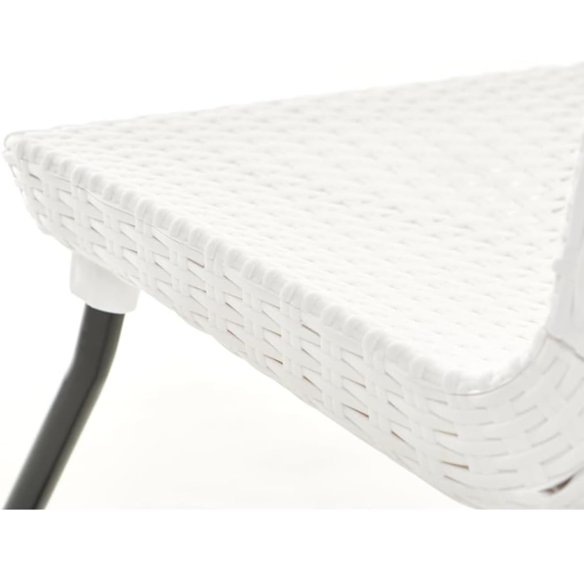 Keter 17197637 Lounge Set Rio, Rattanoptik, Kunststoff, weiß, Mittel