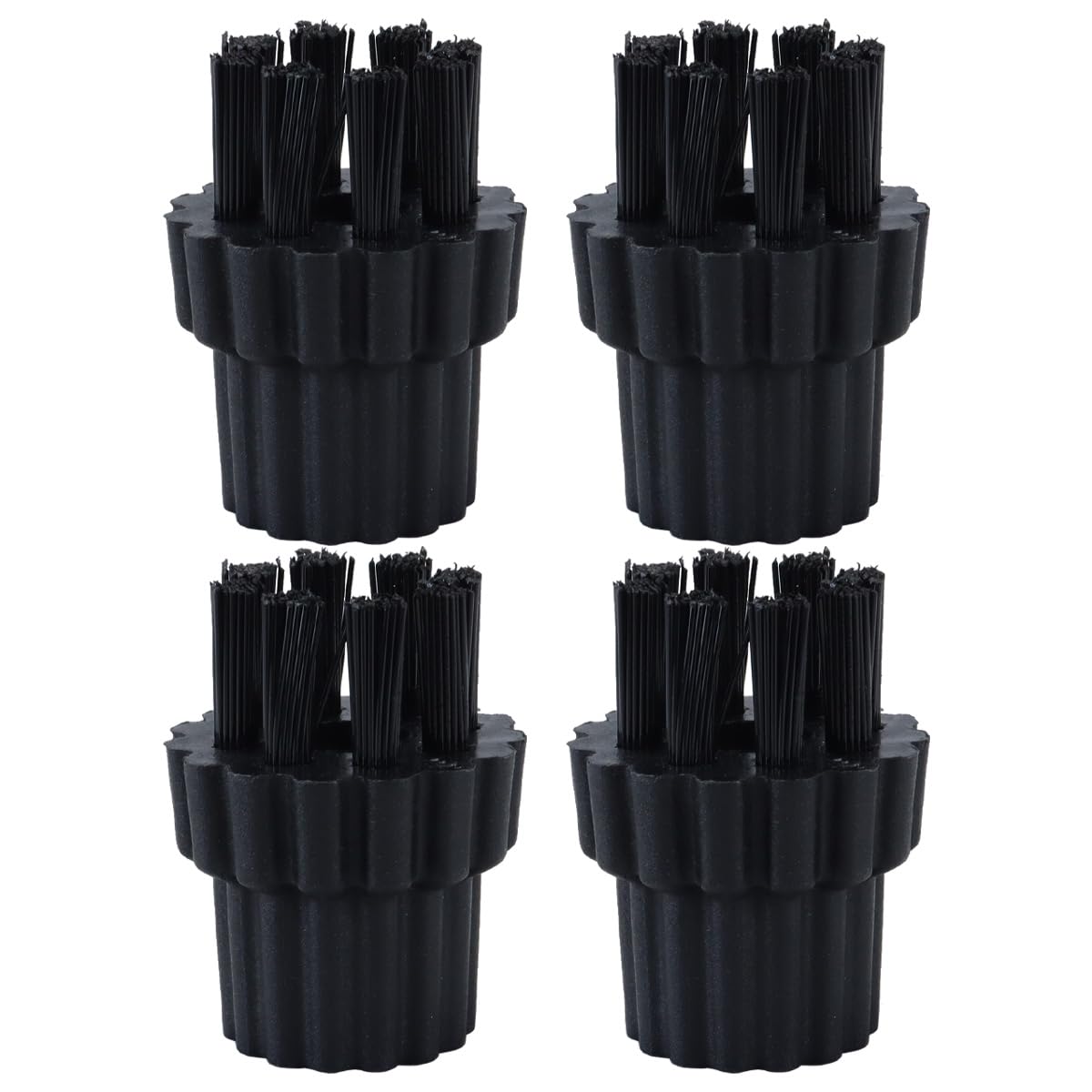 Gurtt 4 pcs M8 Steam Cleaner Brush Heads, Brush Heads Versatile Replacement Tool for Home Kitchen Bathroom Cleaning