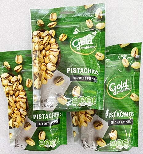 CVS Gold Emblem Salt & Pepper Natural Pistachios