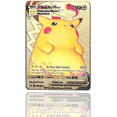 all golden pokemon cards A Golden Pokeman Card, Collectible Gold Foil Trading Cards, Pikachu Theme :  Amazon.in: Toys & Games main image 1