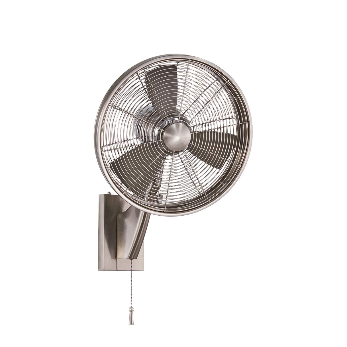 Minka-Aire F307-BN, Anywhere 16" Oscillating Ceiling Fan, Brushed Nickel Finish with Silver Blades