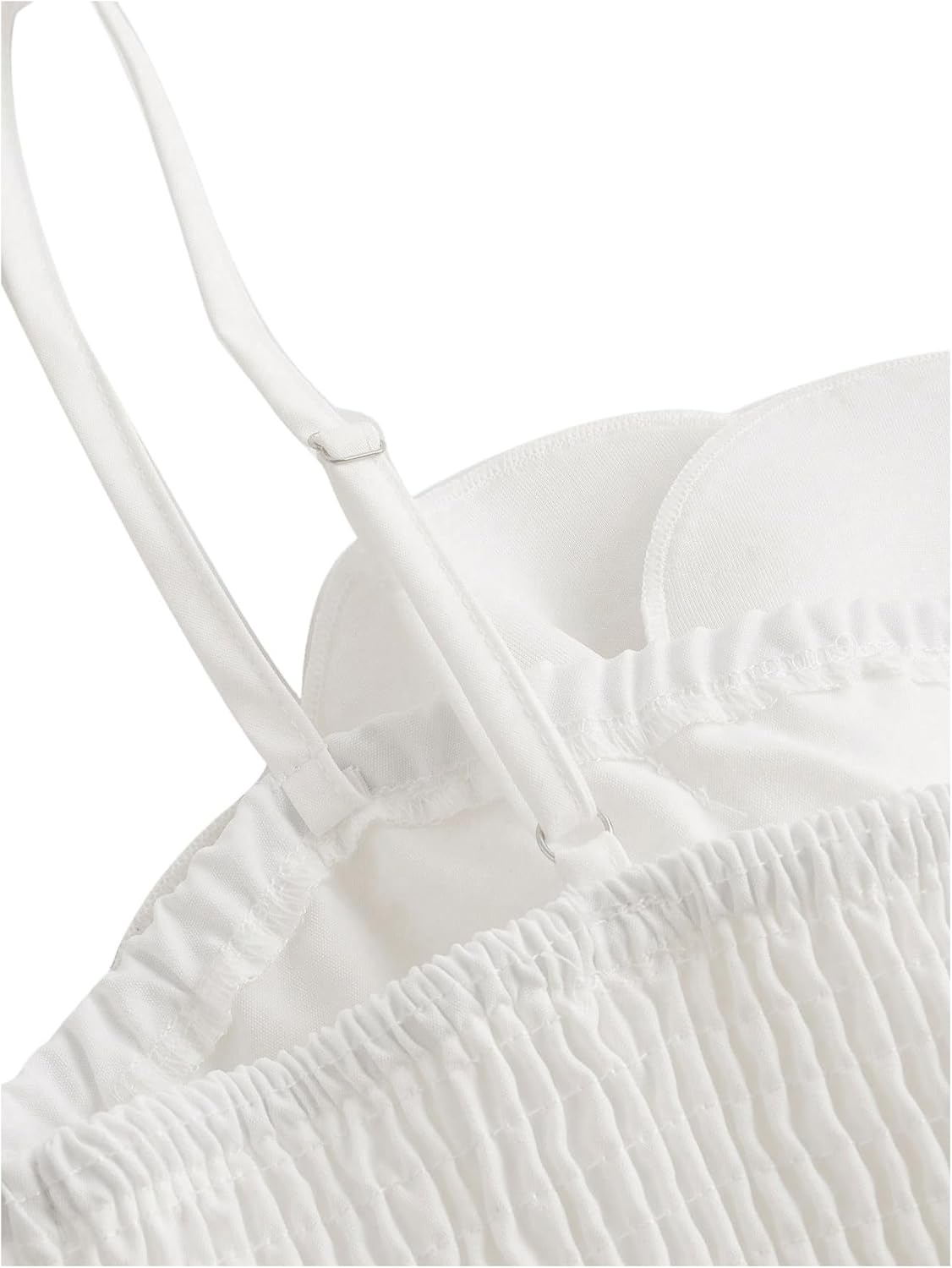 SweatyRocks Women's Going Out Concert Crop Top 3D Flower Cami Sleeveless Spaghetti Strap Bustier Tops - Image 6