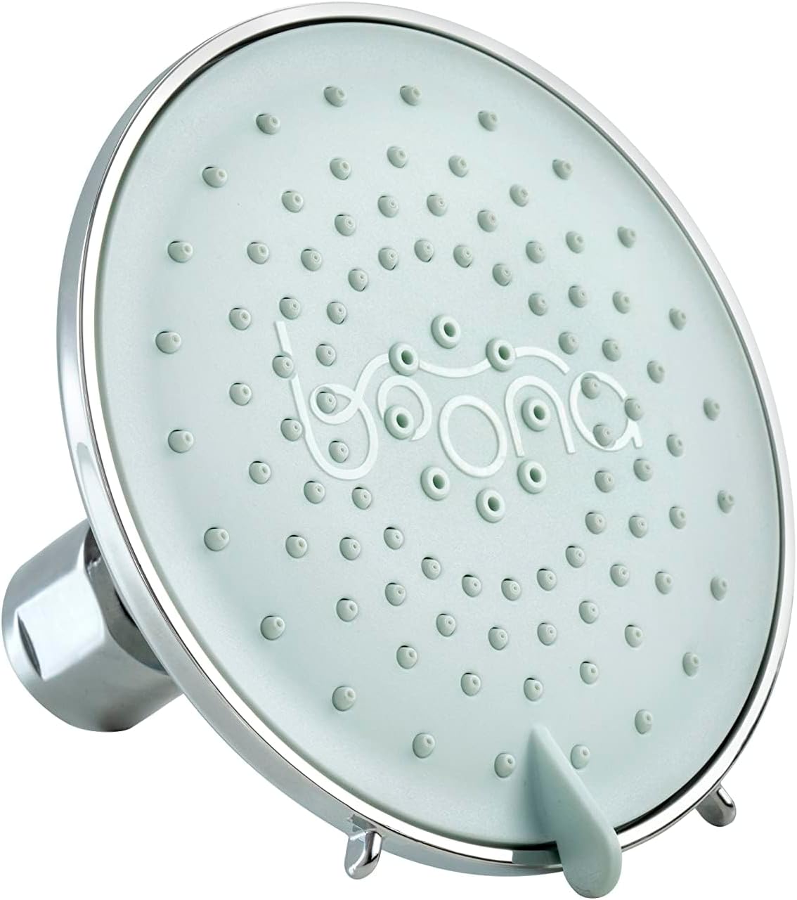 BOONA The Showerhead | Premium Quality Shower Head with High Water Pressure | Rainfall, Max Pressure & Swedish Massage Settings | Quick, Tool Free Install | USA-Based, WIRED Recommended, King Krome