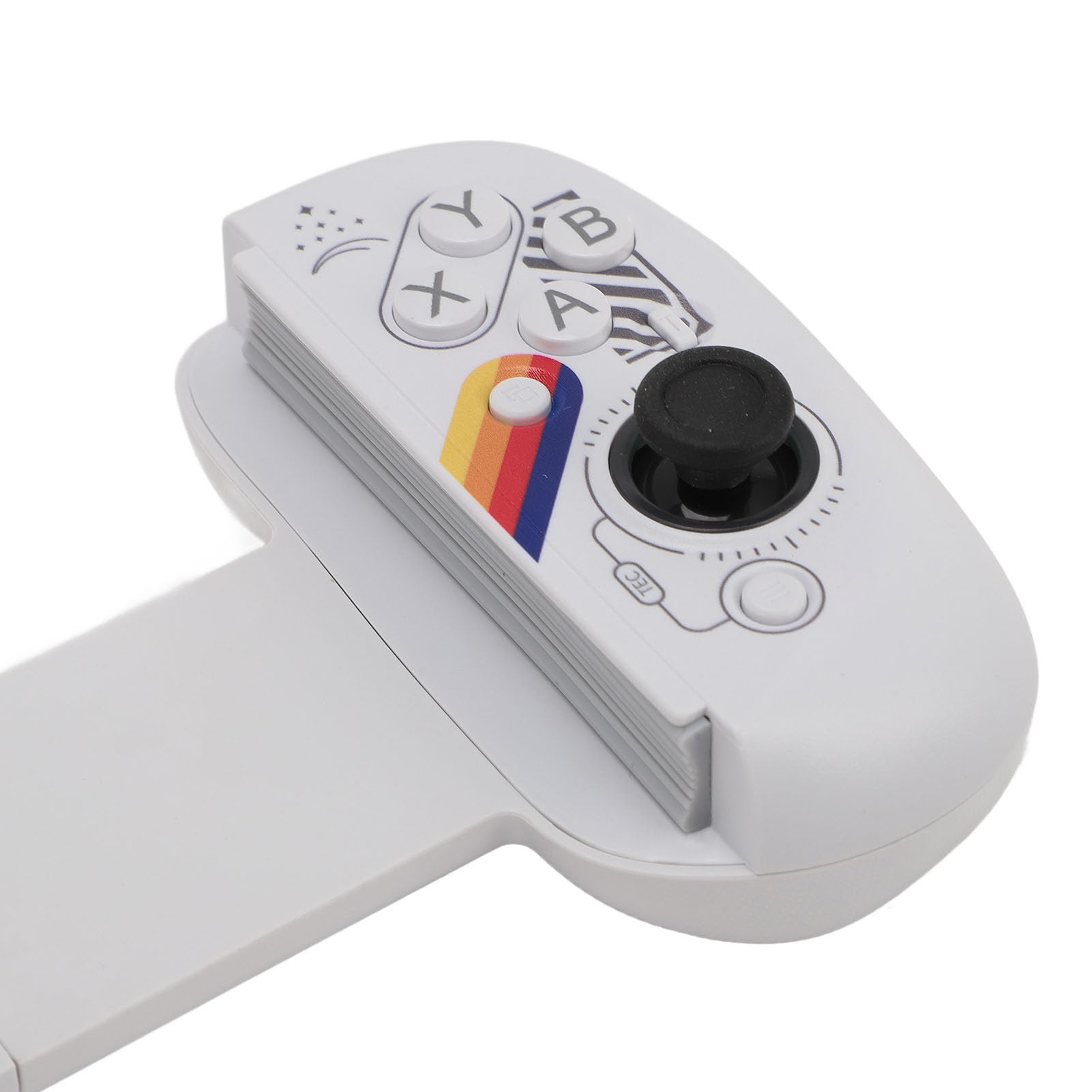 Zunate Controller di Gioco Wireless per Controller PC Bluetooth, Joystick Gamepad con Luce RGB, Grilletto Hall, Giroscopio a 6 Assi, Vibrazione Turbo per IOS, per Smartphone