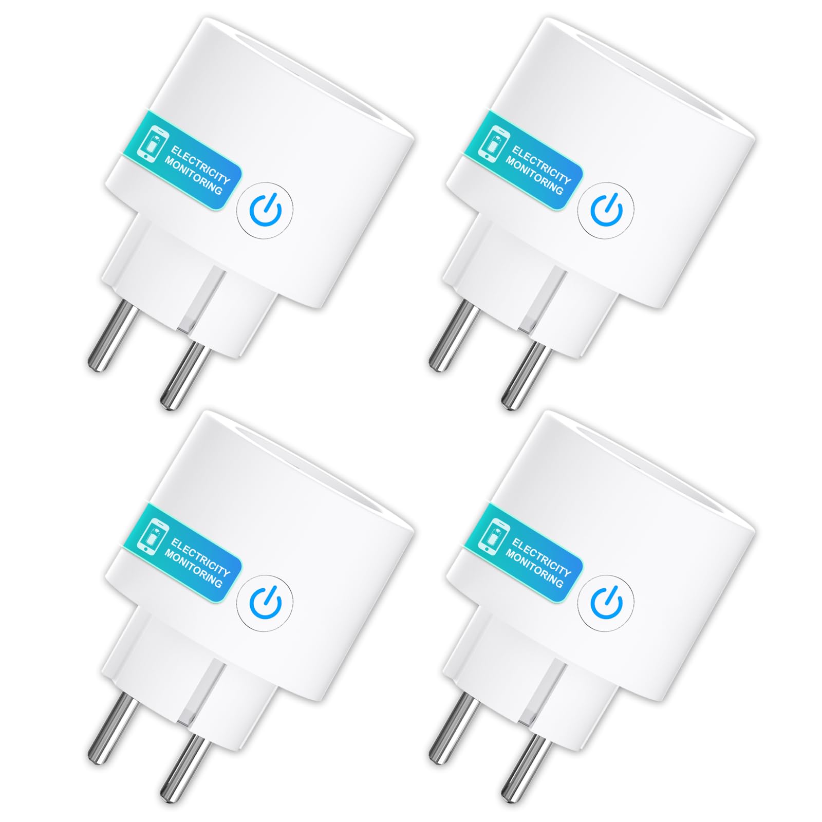 Antela Wlan Slimme Stekker 16 A Met Verbruiksmeter, Compatibel Met