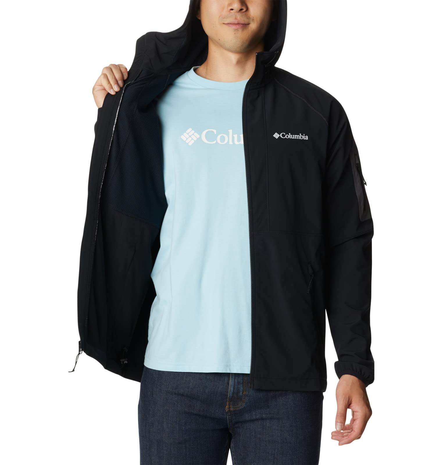 Columbia Kurtka softshell z kapturem Tall Heights Mężczyźni Tall Heights™ Softshell Z Kapturem