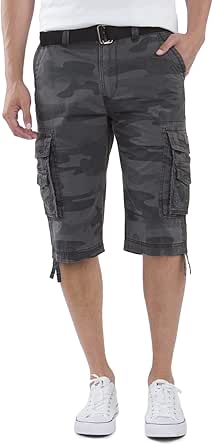 Cordova belted messenger cargo shorts (reg and big & tall)