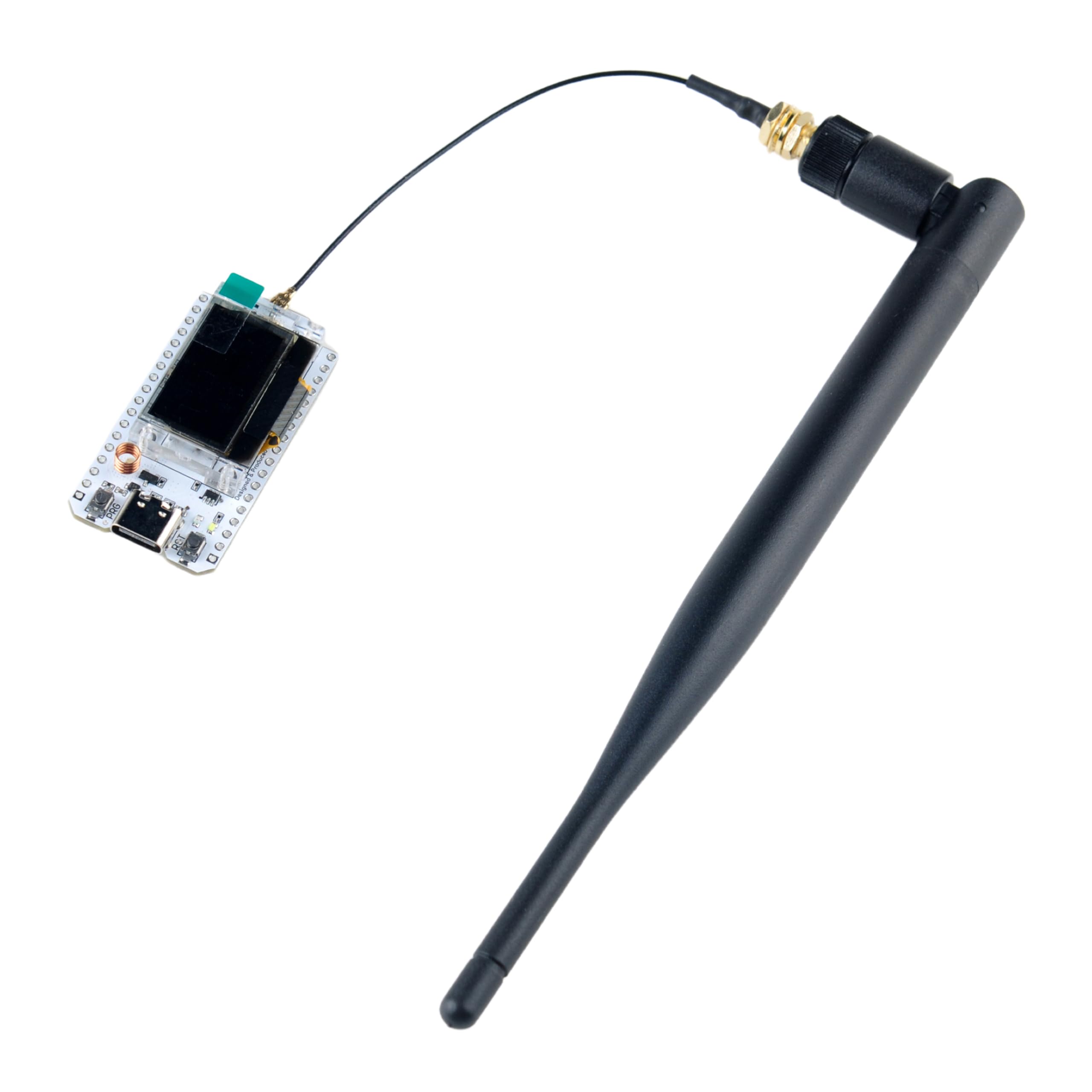 ESP32 LoRa V3 915MHz ESP32S3 WiFi BT Development Board with 0.96" OLED Display + 5DBi LoRa Antenna, SX1262 LoRa32 Kit for Arduino Meshtastic IoT