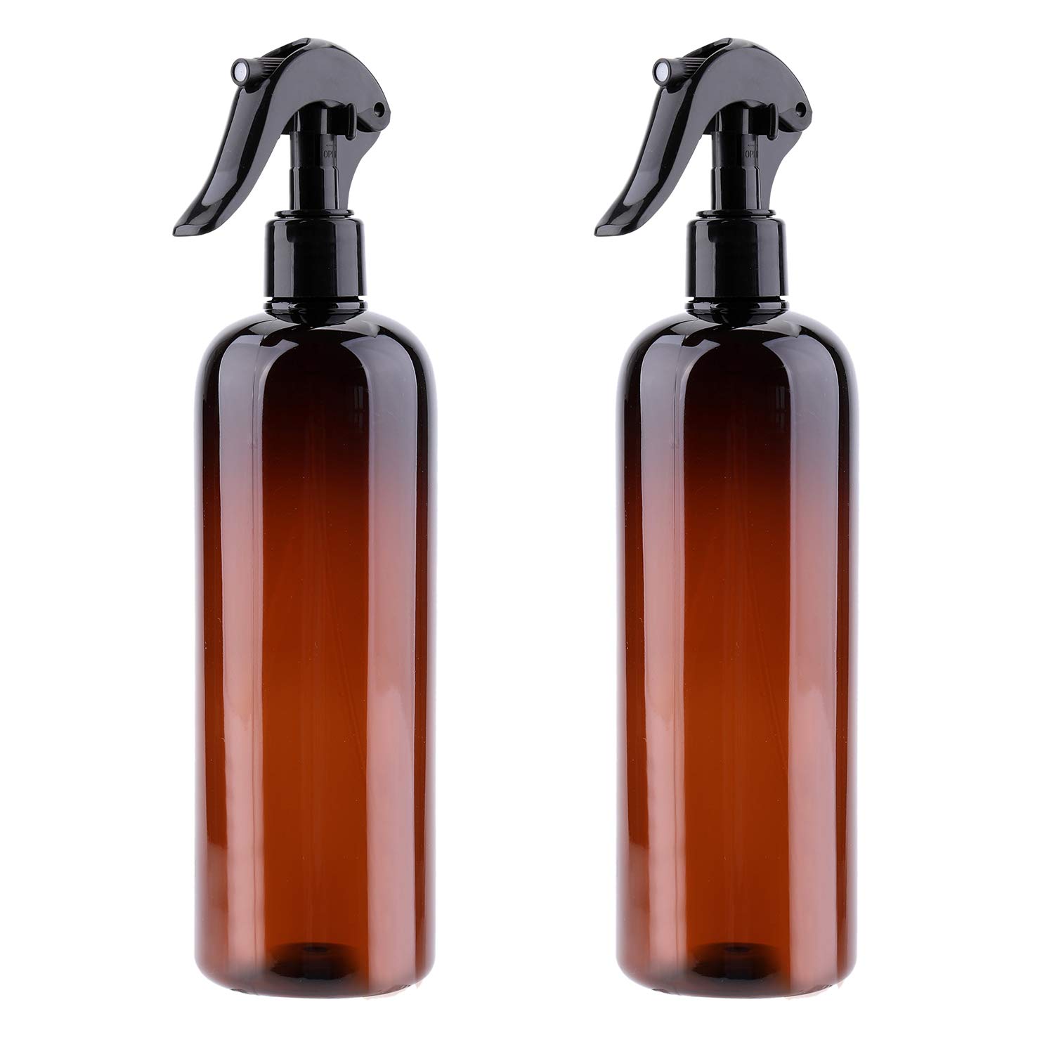 Bekith 12 Pack Plastic Spray Bottles with Black Fine Mist Sprayers